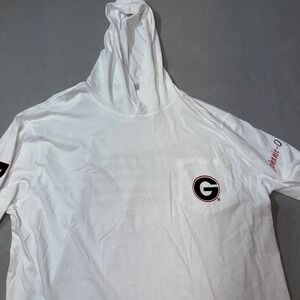 Johnnie-O Mens Edison Hoodie Georgia Bulldogs Football NCAA USA Size XXL NEW